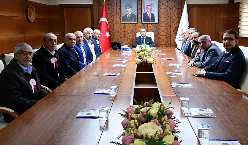 Nevşehir TÜGŞAV'dan Vali Kök’e Hayırlı Olsun Ziyareti