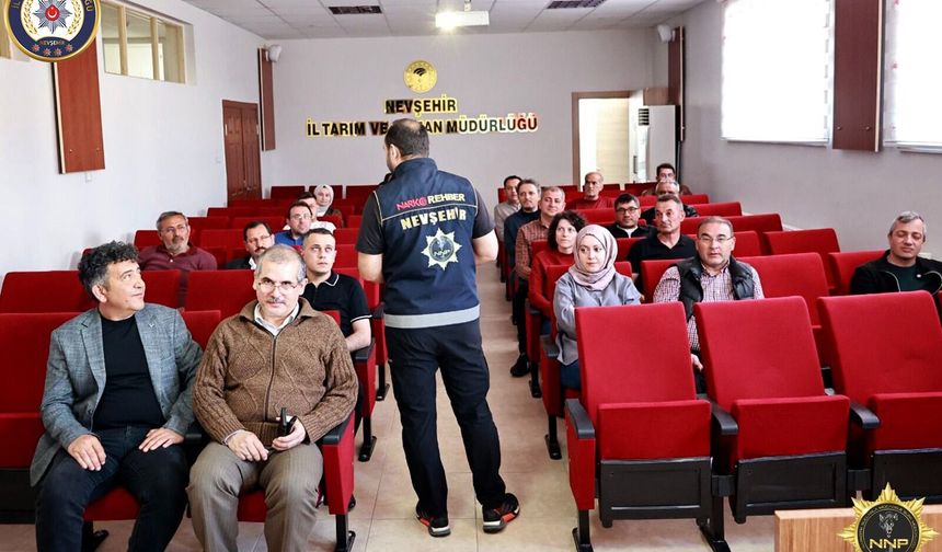Nevşehir’de Tarım ve Orman Müdürlüğü Personeline Narkotik Eğitimi