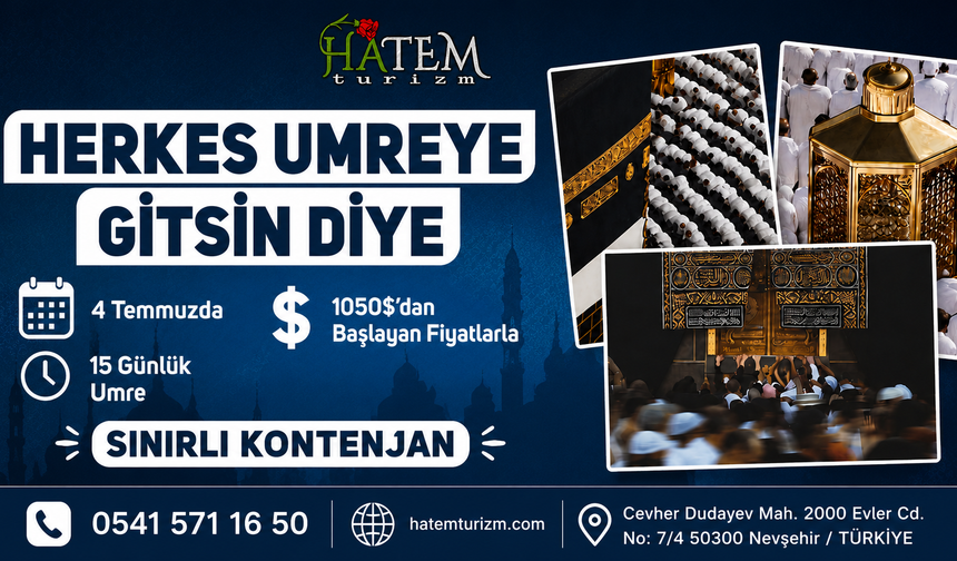 Hatem Turizm’den Sınırlı Kontenjanlı Umre Kampanyası