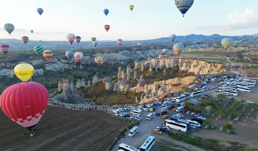 Bayram Tatilinde Kapadokya Doldu Taştı
