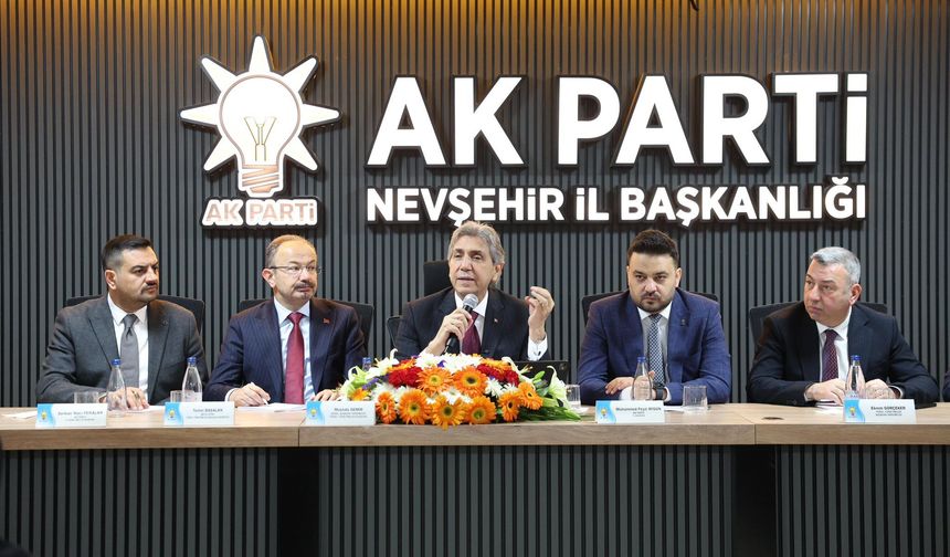 AK Parti Genel Başkan Yardımcısı Mustafa Demir Nevşehir’de Teşkilat ve Belediye Başkanlarıyla Buluştu