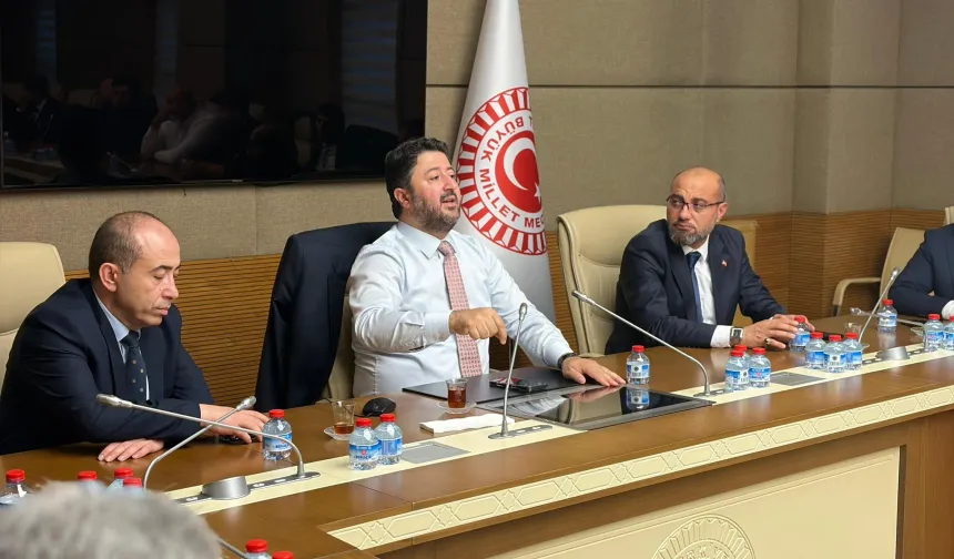Milletvekili Emre Çalışkan Nevşehir'den Gelen Heyeti TBMM'de Ağırladı
