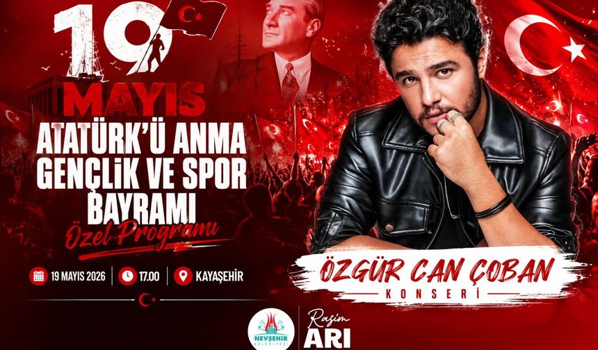 Özgür Can Çoban Nevşehir’de Sahne Alacak