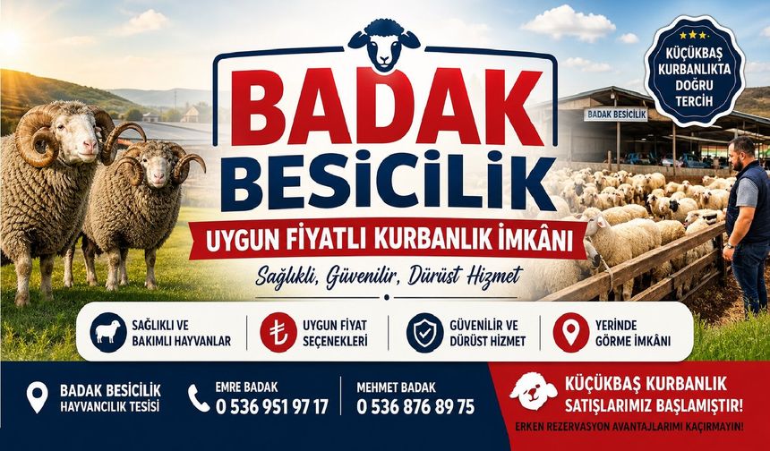 BADAK Besicilik’te Kurban Satışları Başladı