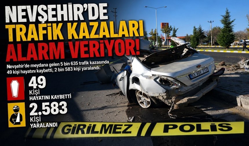 Nevşehir’de Kaza Sayısı Korkutuyor