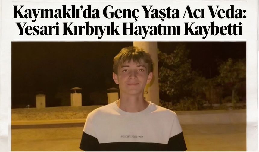 16 Yaşındaki Genç Hayata Tutunamadı