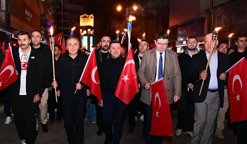Nevşehir’de 19 Mayıs Fener Alayı Coşkusu