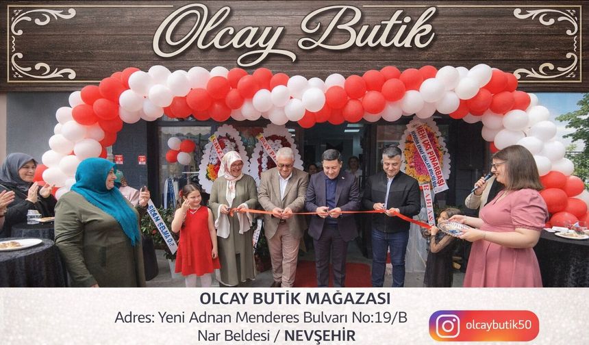 Olcay Butik Mağazası Törenle Hizmete Girdi