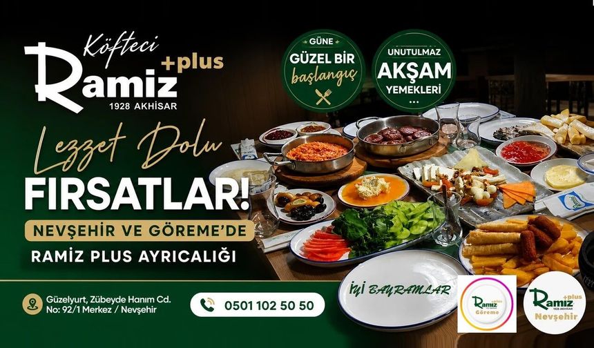 Ramiz Plus Bayramda Misafirlerini Bekliyor