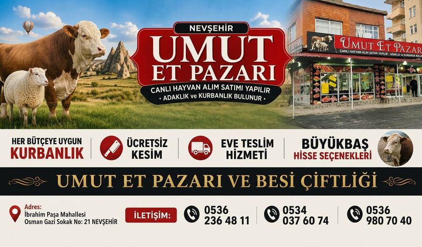 Umut Et Pazarı’nda Kurbanlık Hisseleri Satışta