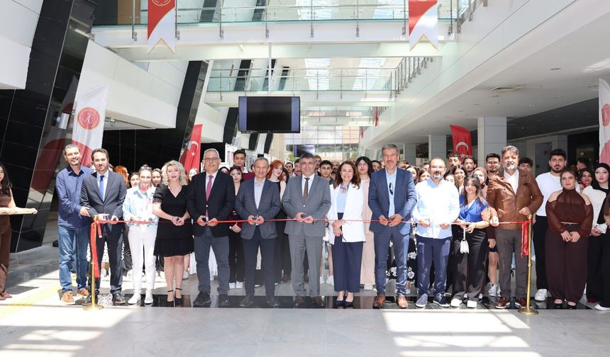 NEVÜ Hacıbektaş Teknik Bilimler MYO Öğrencilerinden "Yıl Sonu Sergisi"