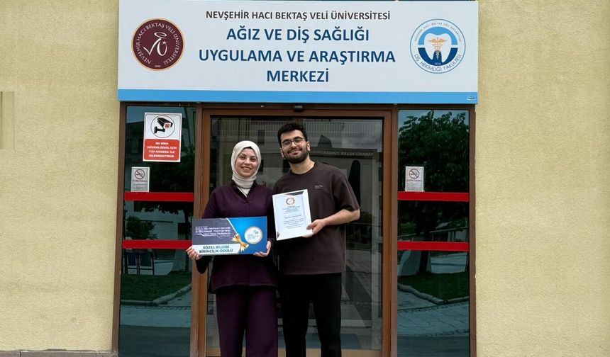 NEVÜ Diş Hekimliği Fakültesine TÜSEB Destekli Projeden Birincilik Ödülü