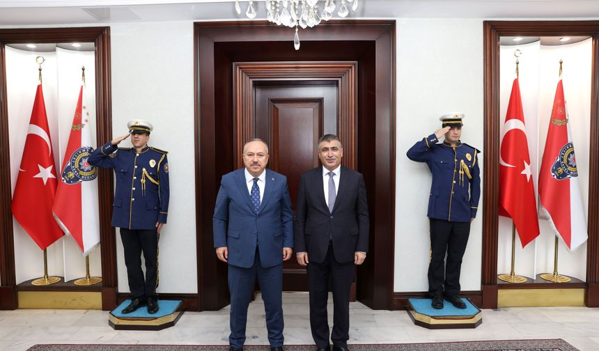 NEVÜ Rektörü Aktekin’den Emniyet Genel Müdürü Fidan’a Ziyaret