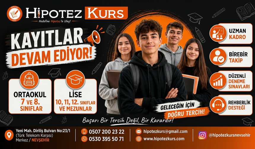 Hipotez Kurs’ta Kayıtlar Devam Ediyor!