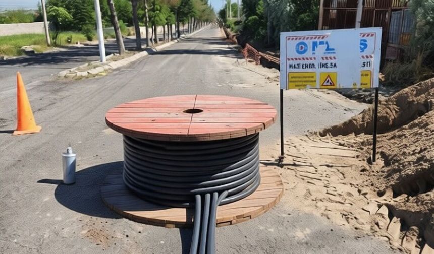 Tatlarin’da Elektrik Hatları Yer Altına Alınıyor
