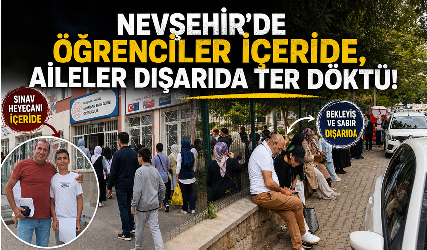 Öğrenciler İçeride, Aileler Dışarıda Ter Döktü