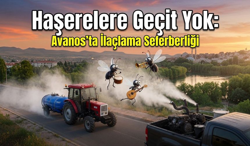 Avanos Belediyesi Haşerelere Karşı Savaş Açtı