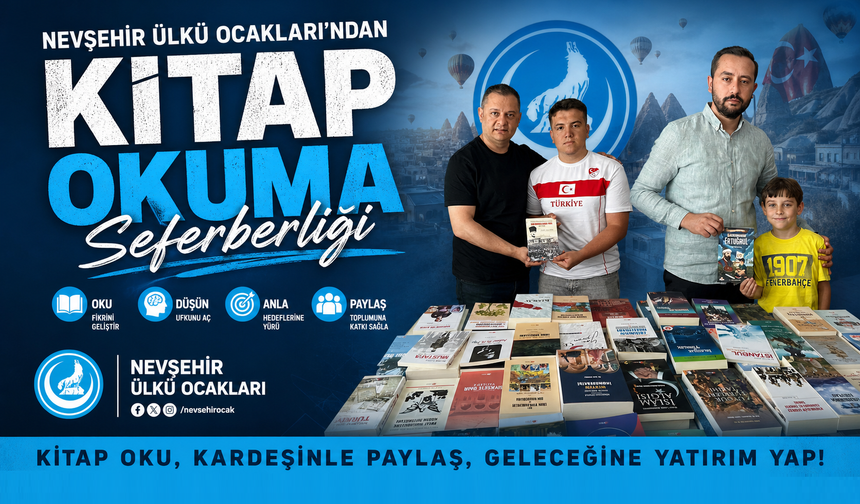 Ülkü Ocakları'ndan Kitap Okuma Seferberliği