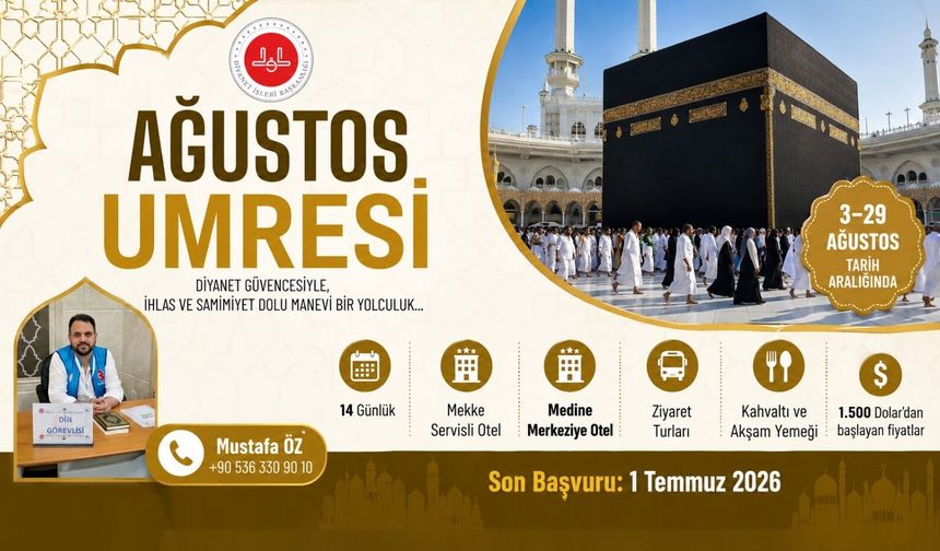Diyanet Güvencesiyle Umre Yolculuğu: Kayıtlar Devam Ediyor