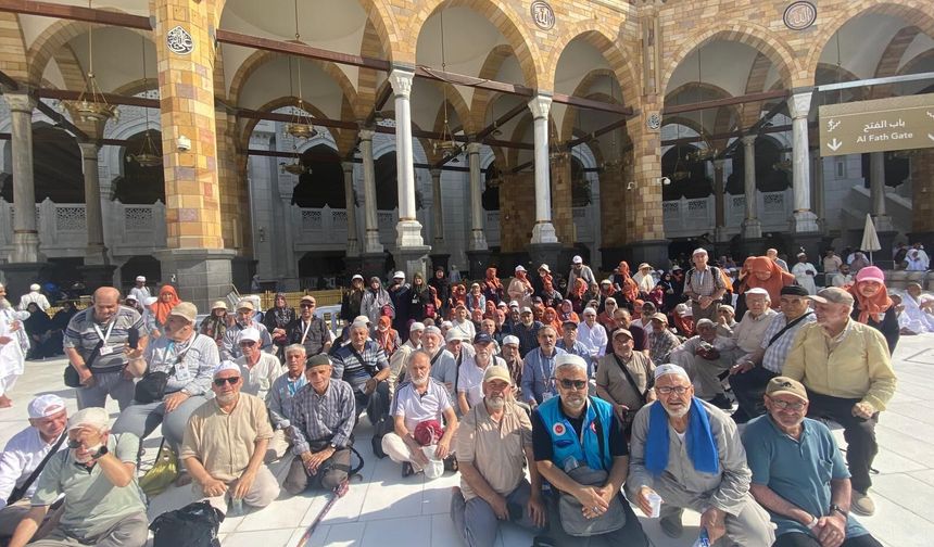 Nevşehirli Hacılar veda tavafını tamamladı