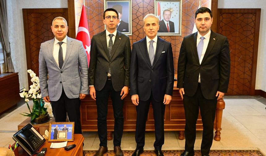 Derinkuyu’nun Adli Yöneticilerinden Vali Kök’e Ziyaret
