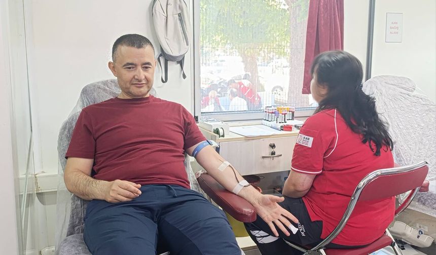 Avanos Kaymakamı Bilici Kan Bağışında Bulundu