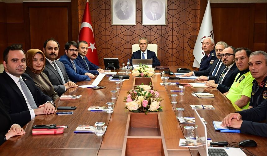 Nevşehir Valisi Hüseyin Kök Başkanlığında Güvenlik Toplantısı