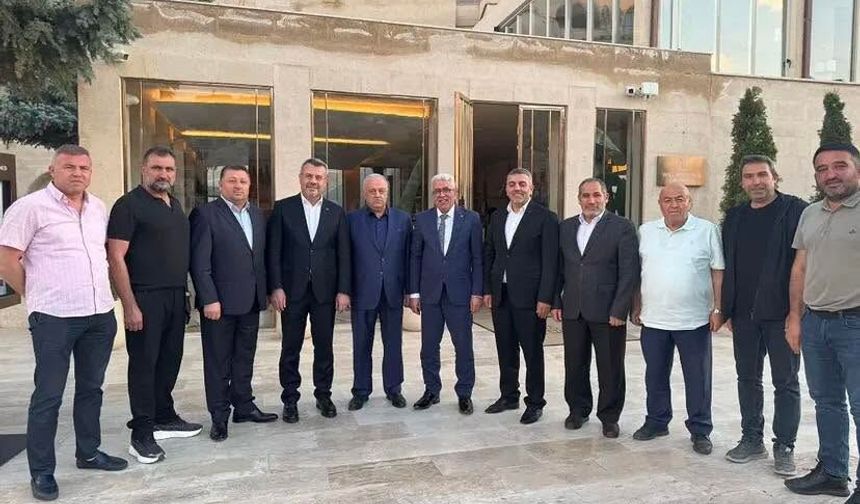 İKNEVDER Heyetinden NTSO Başkan Adayı Mehmet Ali Öbekli’ye Ziyaret