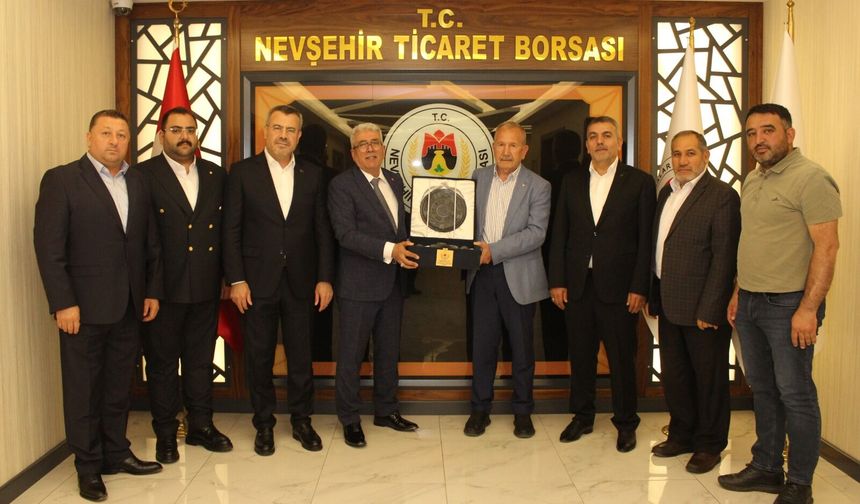 İKNEVDER’den Nevşehir Ticaret Borsası’na Ziyaret