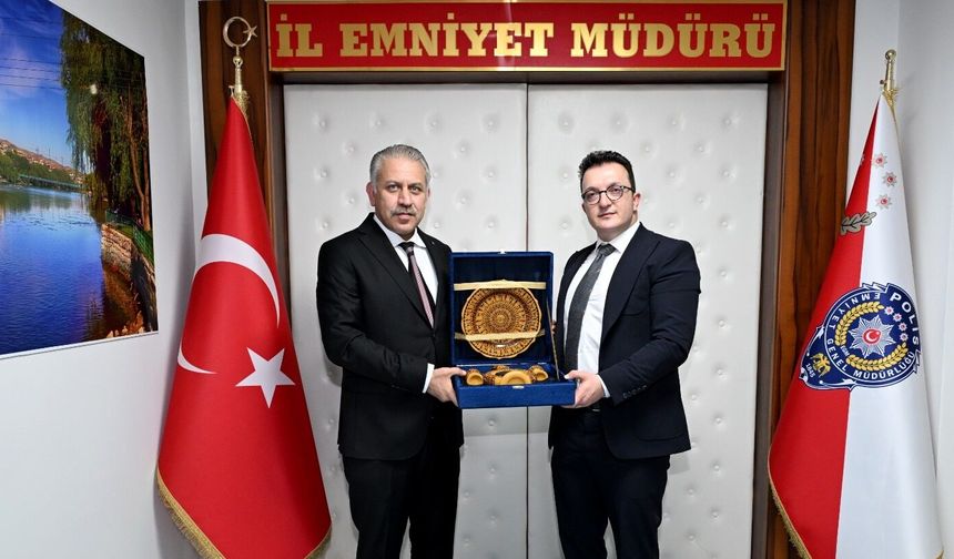 Başsavcı Karakoca, Nevşehir Emniyet Müdürü Karaman ile Vedalaştı