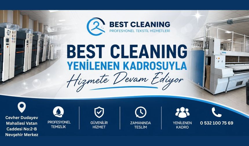Best Cleaning, “Yeni Gelmedik, Geri Geldik”