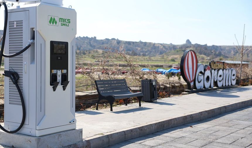 Göreme’de 4 Noktaya Şarj İstasyonu Kuruldu
