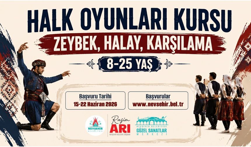 Nevşehir’de “Halk Oyunları Kursları” Başlıyor