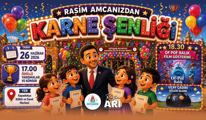 Rasim Amcanızdan Karne Şenliği