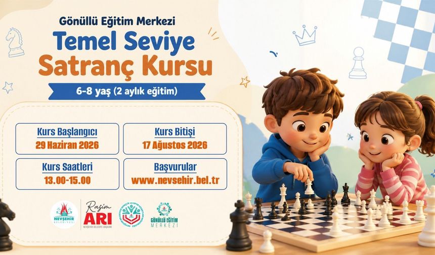 Nevşehir Belediyesi'nden Çocuklara Satranç Müjdesi