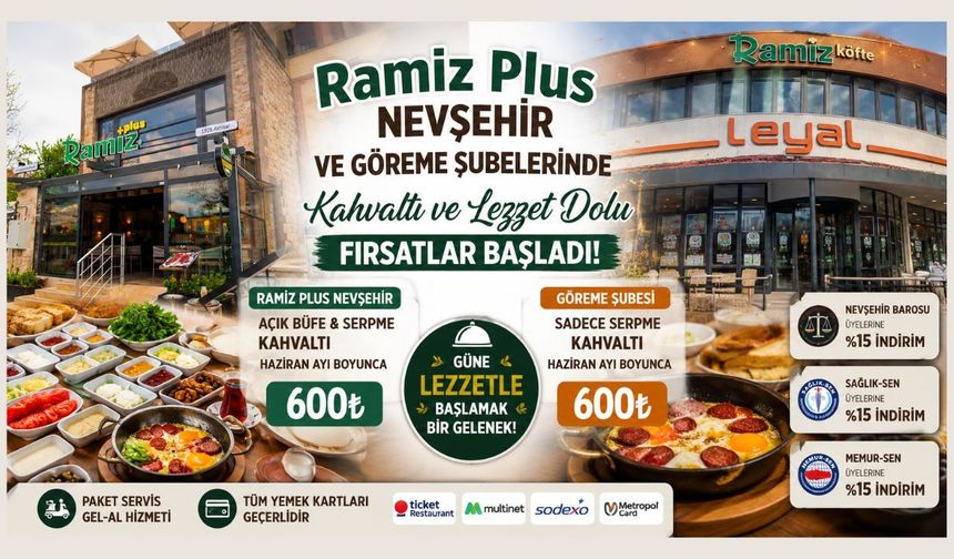 Nevşehir ve Göreme’de Lezzet Dolu Kahvaltı