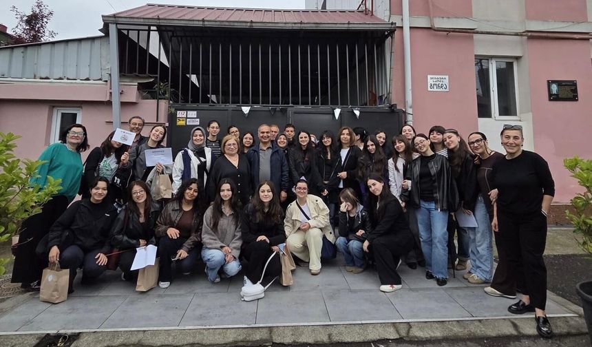 Nevşehir Cemil Meriç Sosyal Bilimler Lisesinden Gürcistan’a Kardeşlik Köprüsü