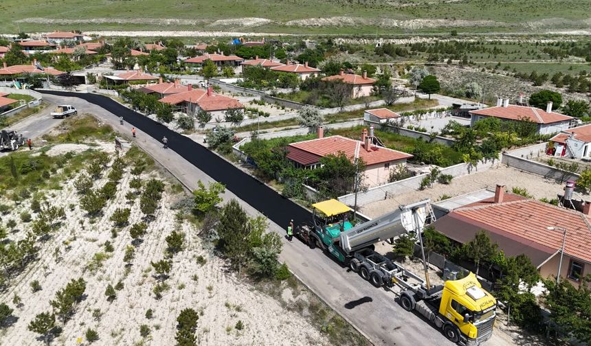 Tuzköy Afet Evleri’nde Yollar Yenileniyor