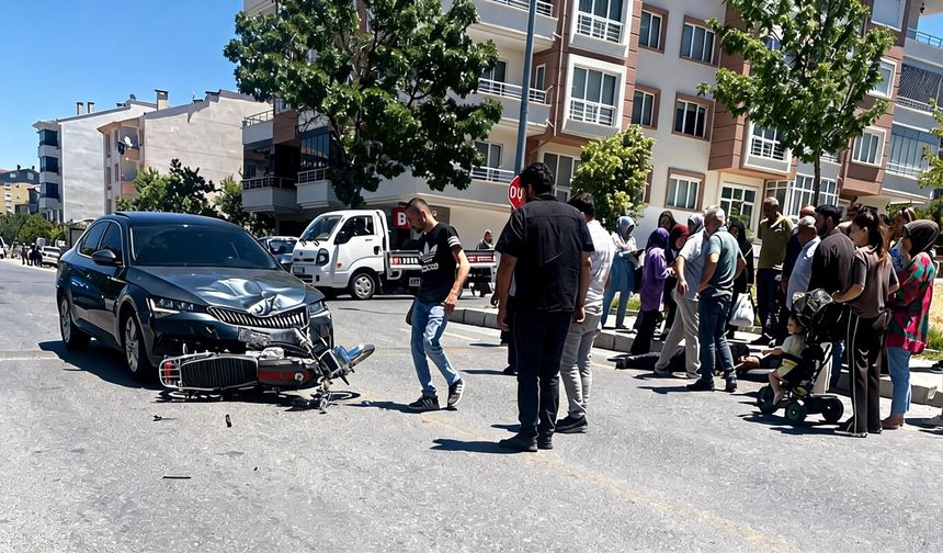 Nevşehir'de yine motosiklet kazası!