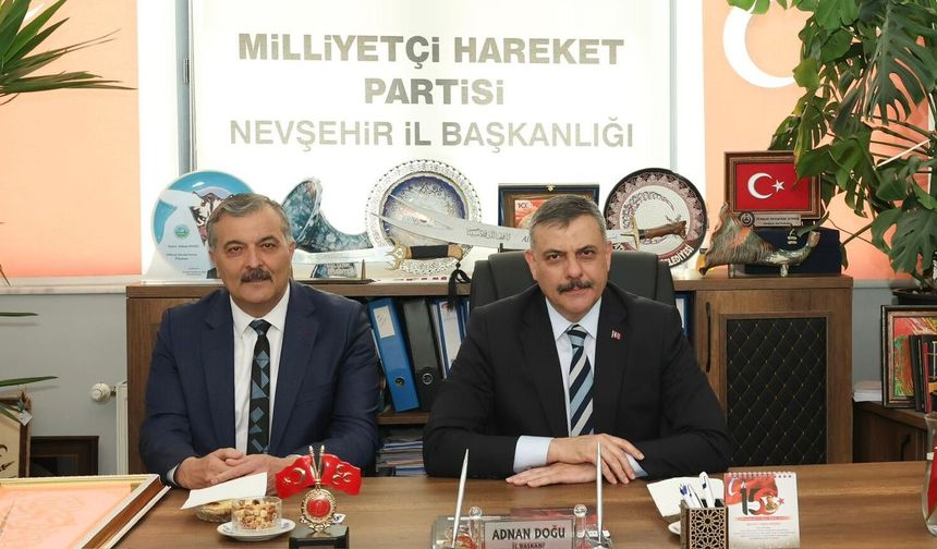 İçişleri Bakanı Mustafa Çiftçi’den MHP Nevşehir İl Başkanlığı’na Ziyaret