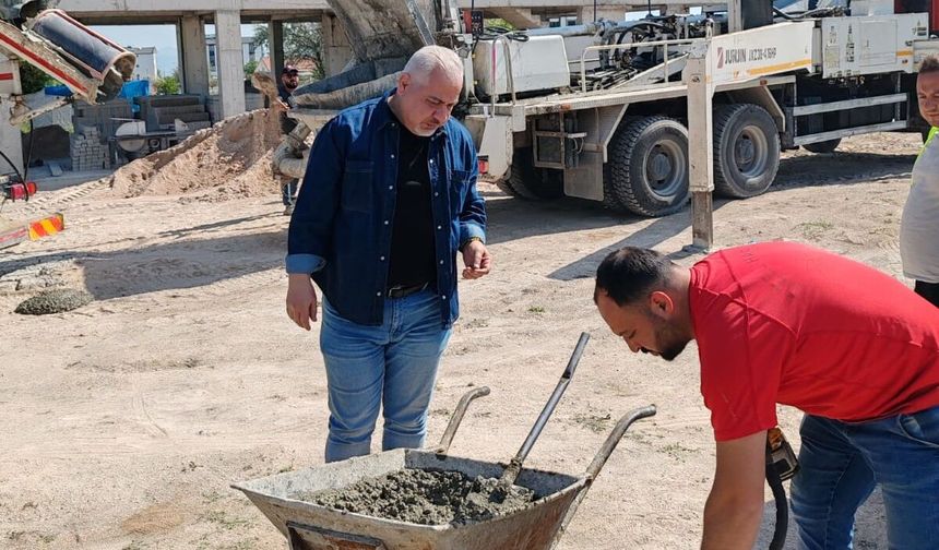 Nevşehir’de Hazır Beton Denetimi Yapıldı