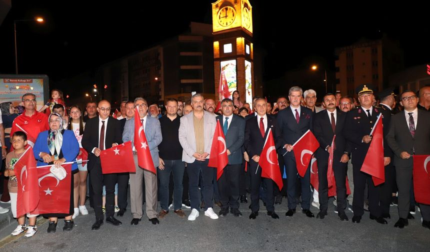 Rektör Aktekin, 15 Temmuz Demokrasi ve Millî Birlik Günü'nün 10. Yıl Anma Programına Katıldı