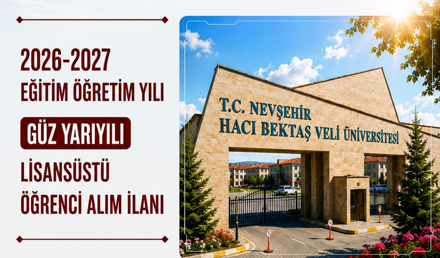 NEVÜ Fen Bilimleri Enstitüsü 294 Yüksek Lisans ve Doktora Öğrencisi Alacak