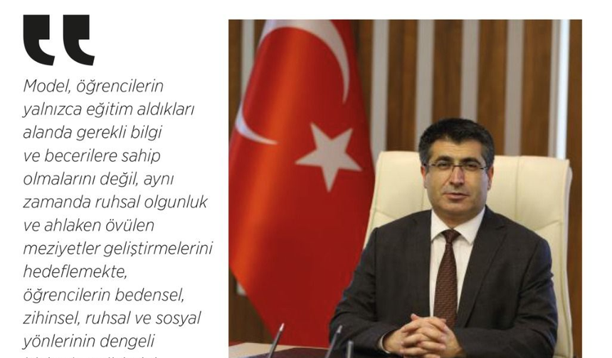 Rektör Aktekin'in Türkiye Yüzyılı Maarif Modeli’ne İlişkin Değerlendirmeleri Eğitime Bakış Dergisi'nde Yayımlandı