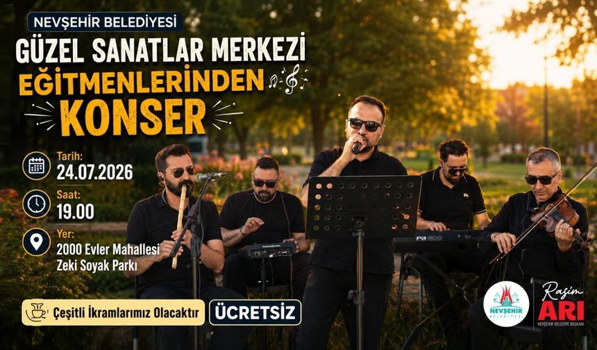 Nevşehir'de Yaz Akşamları Müzikle Şenleniyor