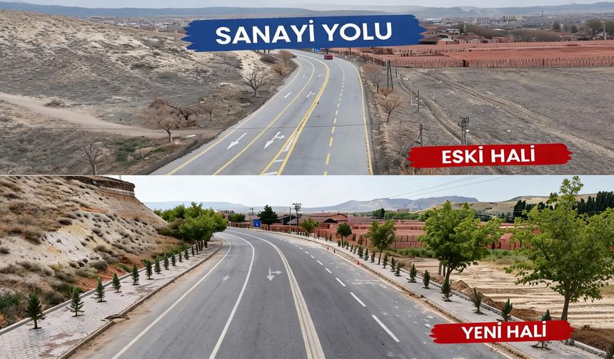 Avanos Sanayi Yolu Girişi Yenileniyor