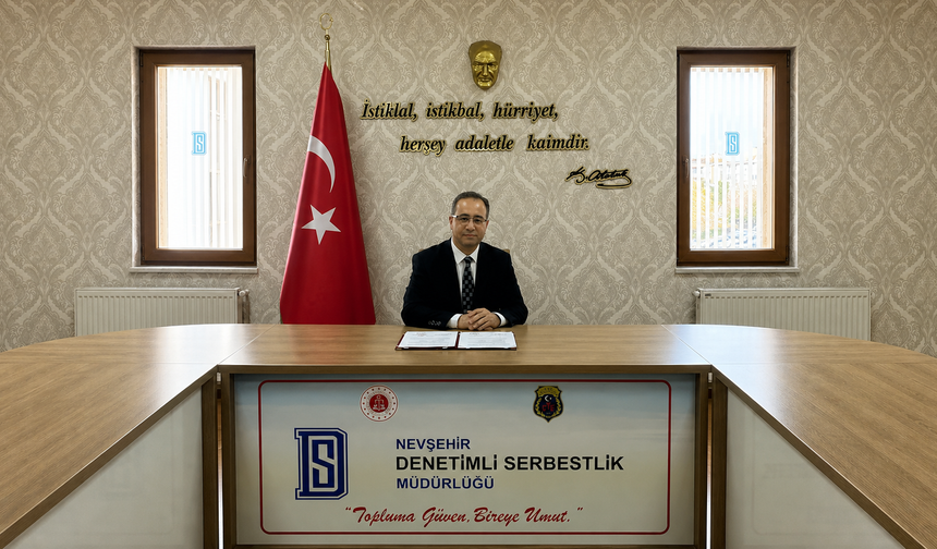 Nevşehir Denetimli Serbestlik Müdürü Değişti