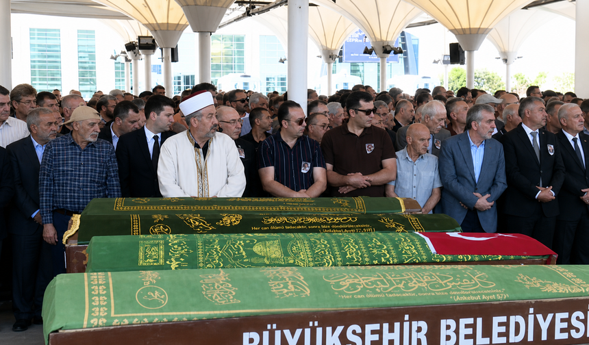 Nevşehirli Soner Arın Ankara'da Son Yolculuğuna Uğurlandı