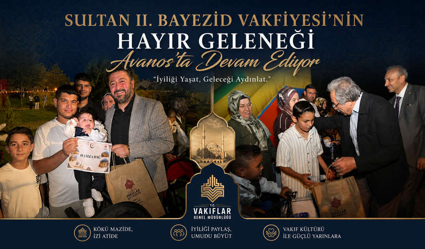Avanos'ta Asırlık Vakıf Geleneği Yaşatıldı