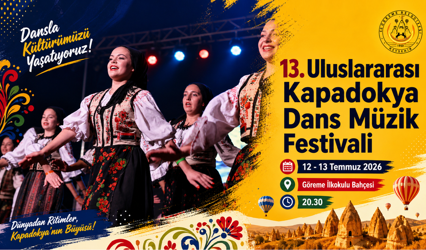 Kapadokya'da Kültür ve Dans Rüzgarı Esecek